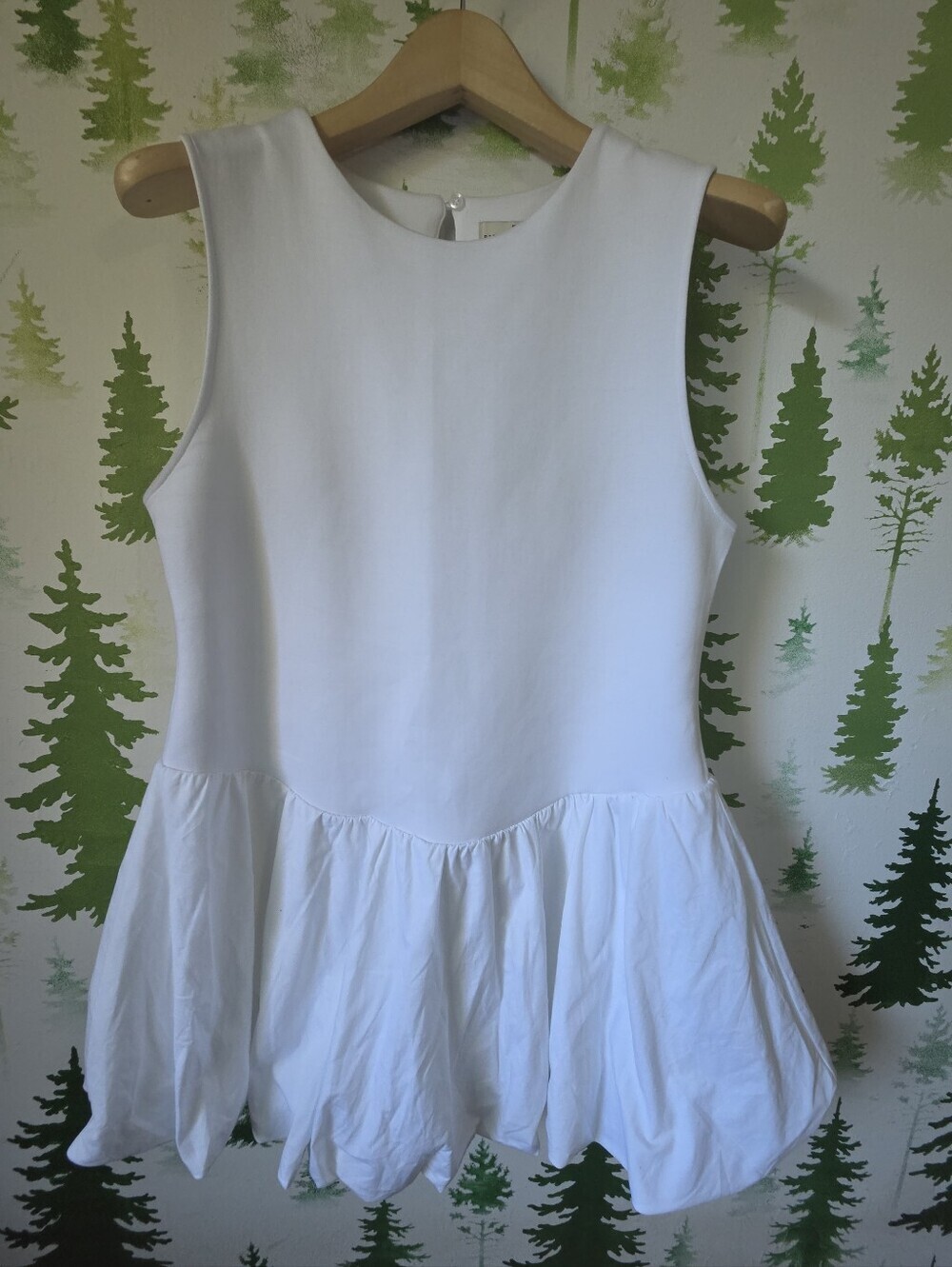 Rebecca Minkoff White Sleeveless Party Dress